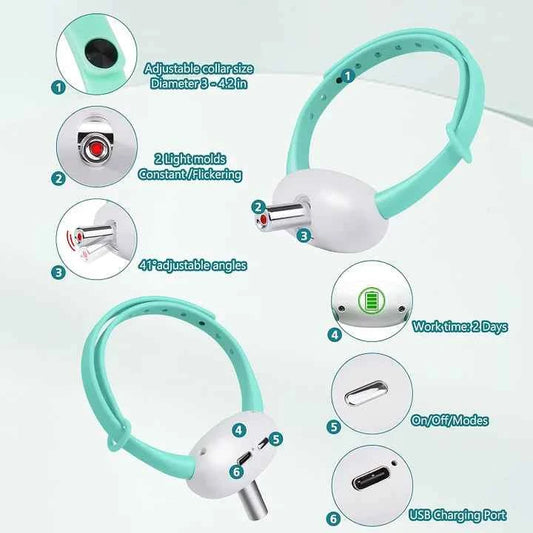 Automatic Cat Toys with LED Light,Upgraded Lengthened Light Head