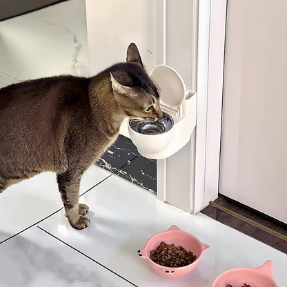 Cat water bowl toilet design